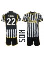 Juventus Timothy Weah #22 Replika Hemmakläder Barn 2023-24 Kortärmad (+ byxor)